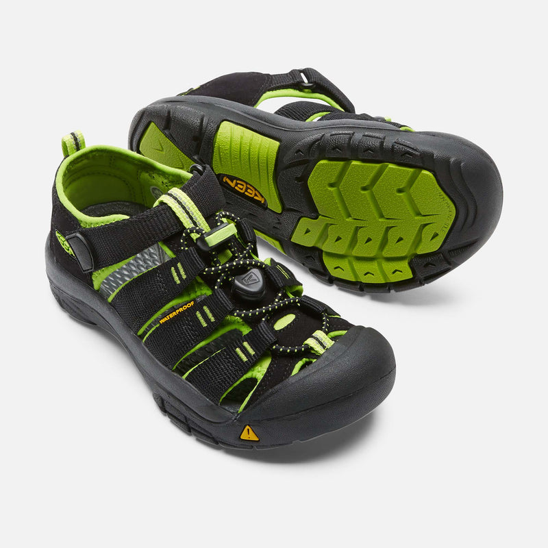 Youth Newport H2 - Black/Lime Green