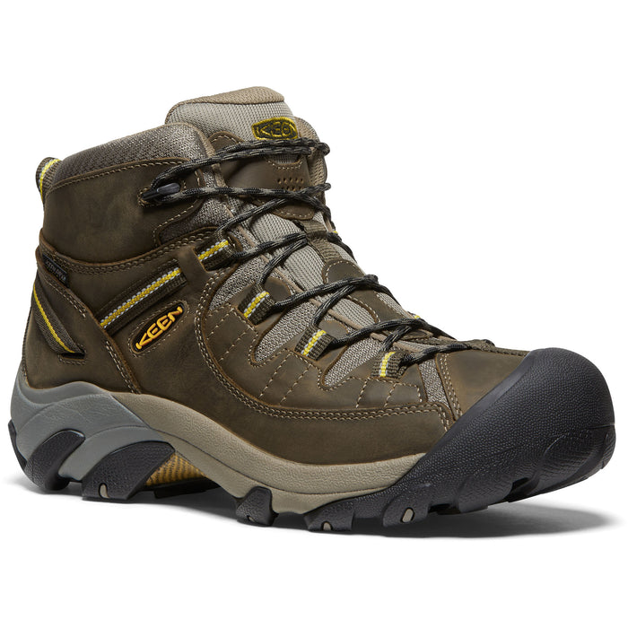 Men's Targhee II Waterproof Boot - Black Olive/Yellow