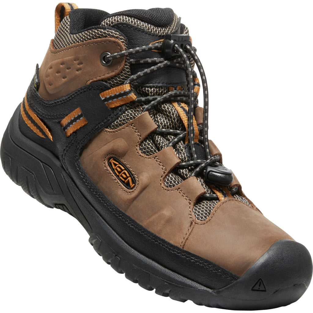 Big Kids’ Targhee Waterproof Boot Dark Earth/Golden Brown