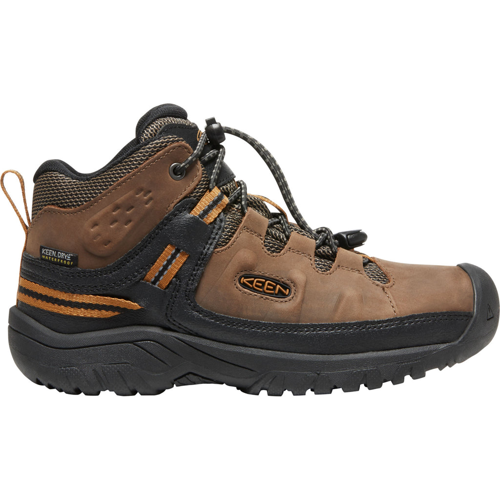 Big Kids’ Targhee Waterproof Boot Dark Earth/Golden Brown