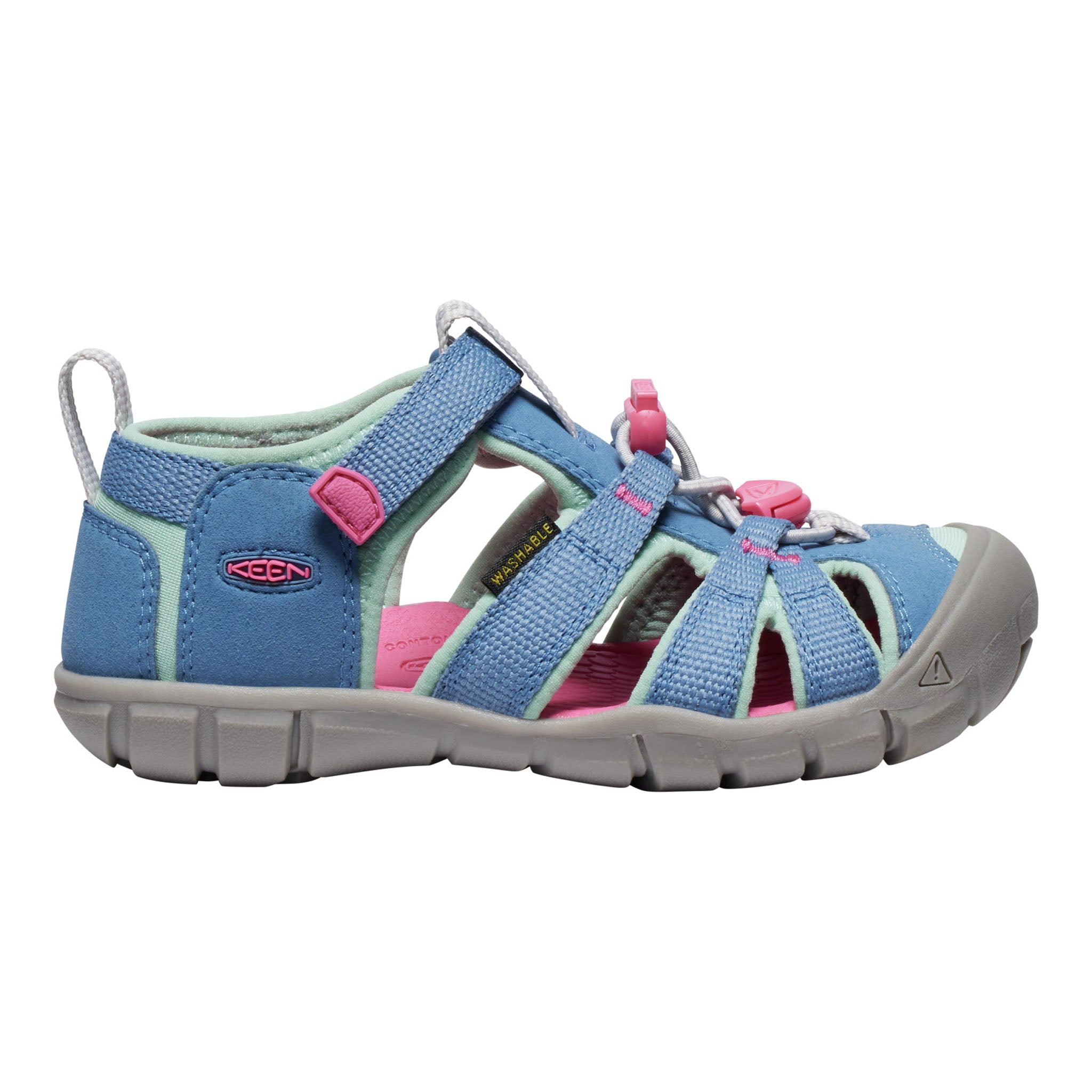 Little Kids' Seacamp II CNX Coronet Blue/Hot Pink – KEEN Footwear