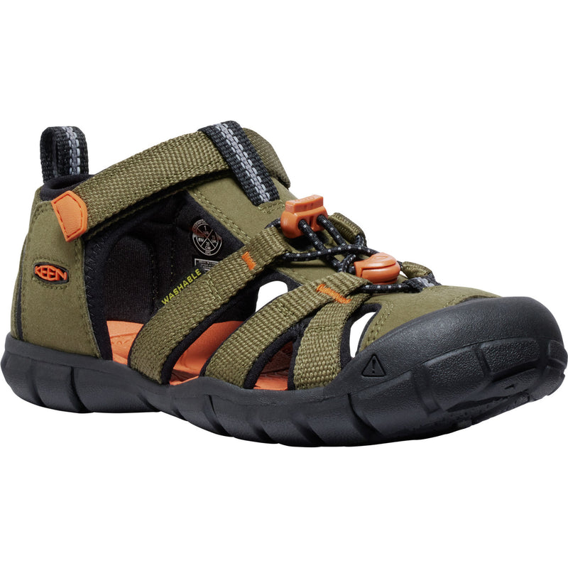 Big Kids' Seacamp II CNX Dark Olive/Gold Flame