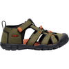 Big Kids' Seacamp II CNX Dark Olive/Gold Flame