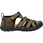 Big Kids' Seacamp II CNX Dark Olive/Gold Flame