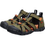 Big Kids' Seacamp II CNX Dark Olive/Gold Flame