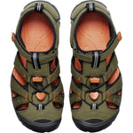 Big Kids' Seacamp II CNX Dark Olive/Gold Flame