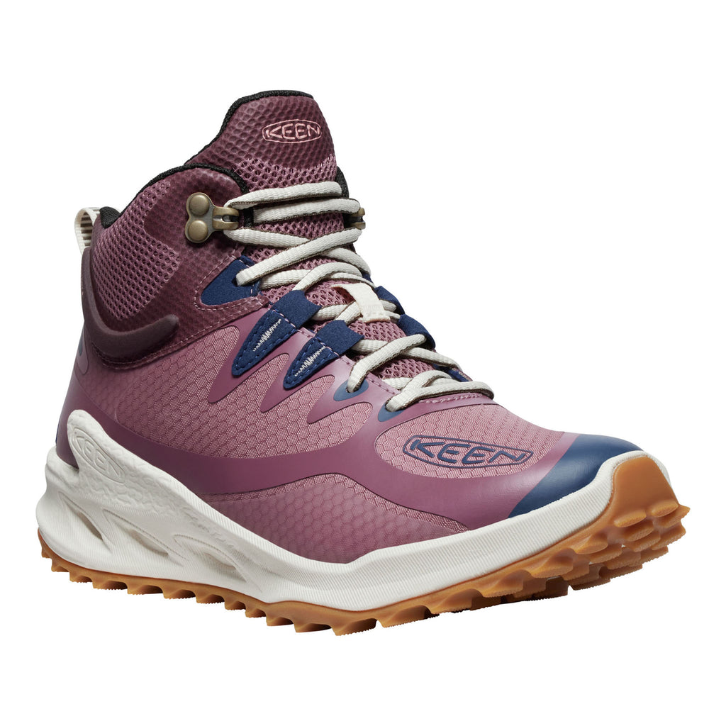 Women s Zionic Waterproof Hiking Boot Nostalgia Rose Peach Parfait Keen Footwear New Zealand