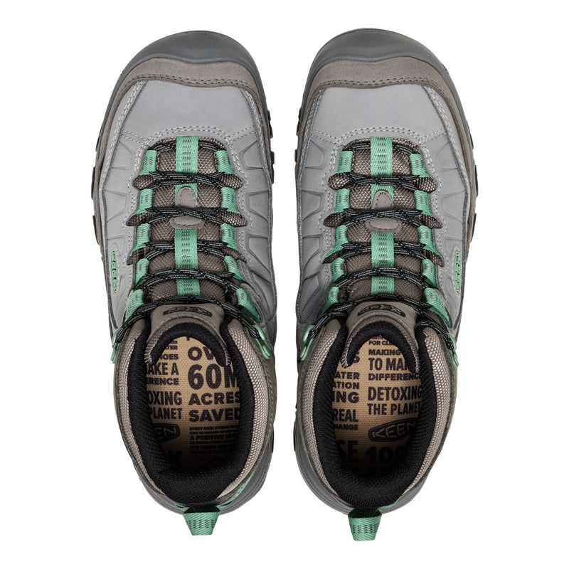 Women's Targhee IV Waterproof Hiking Boot Alloy/Granite Green