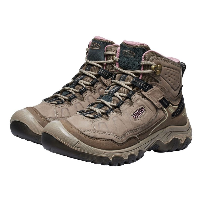 Women's Targhee IV Waterproof Hiking Boot Brindle/Nostalgia Rose