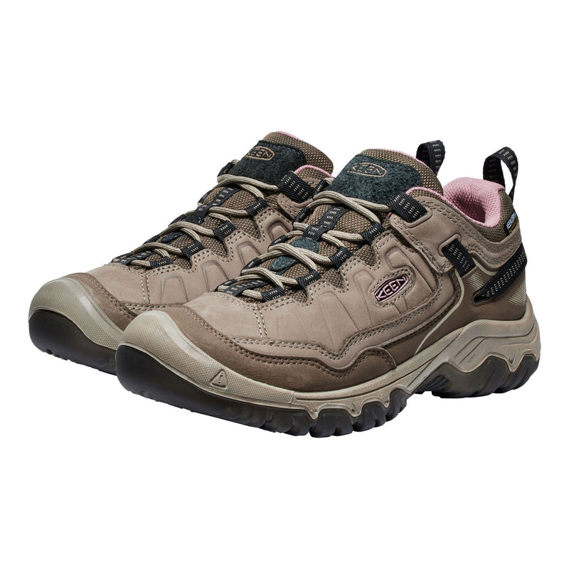 Women's Targhee IV Waterproof Hiking Shoe Brindle/Nostalgia Rose