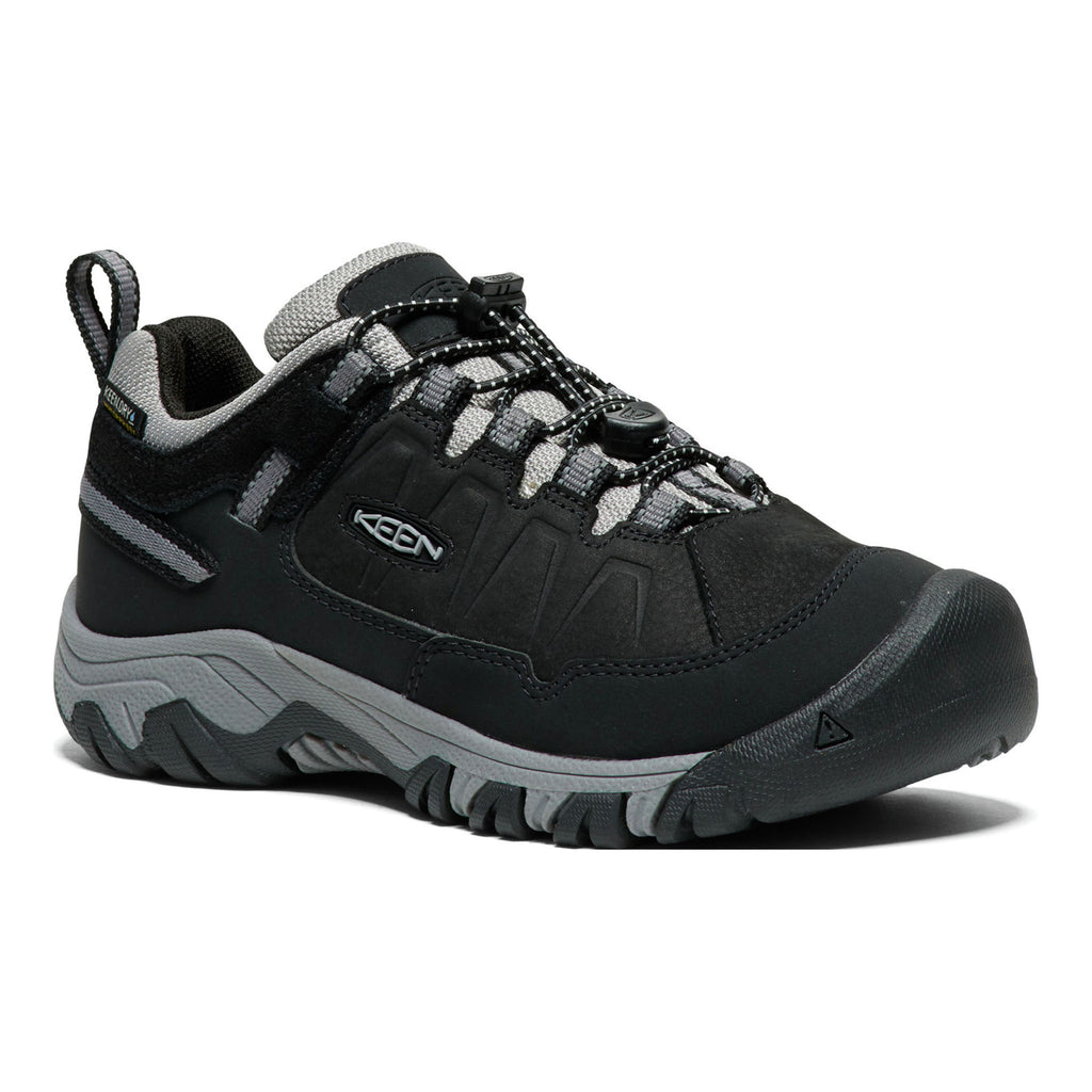 Big Kids' Targhee IV Low Wp Black/Steel Grey