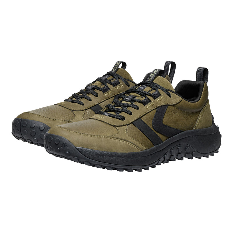 Men's KS86 Leather Sneaker Dark Olive/Black