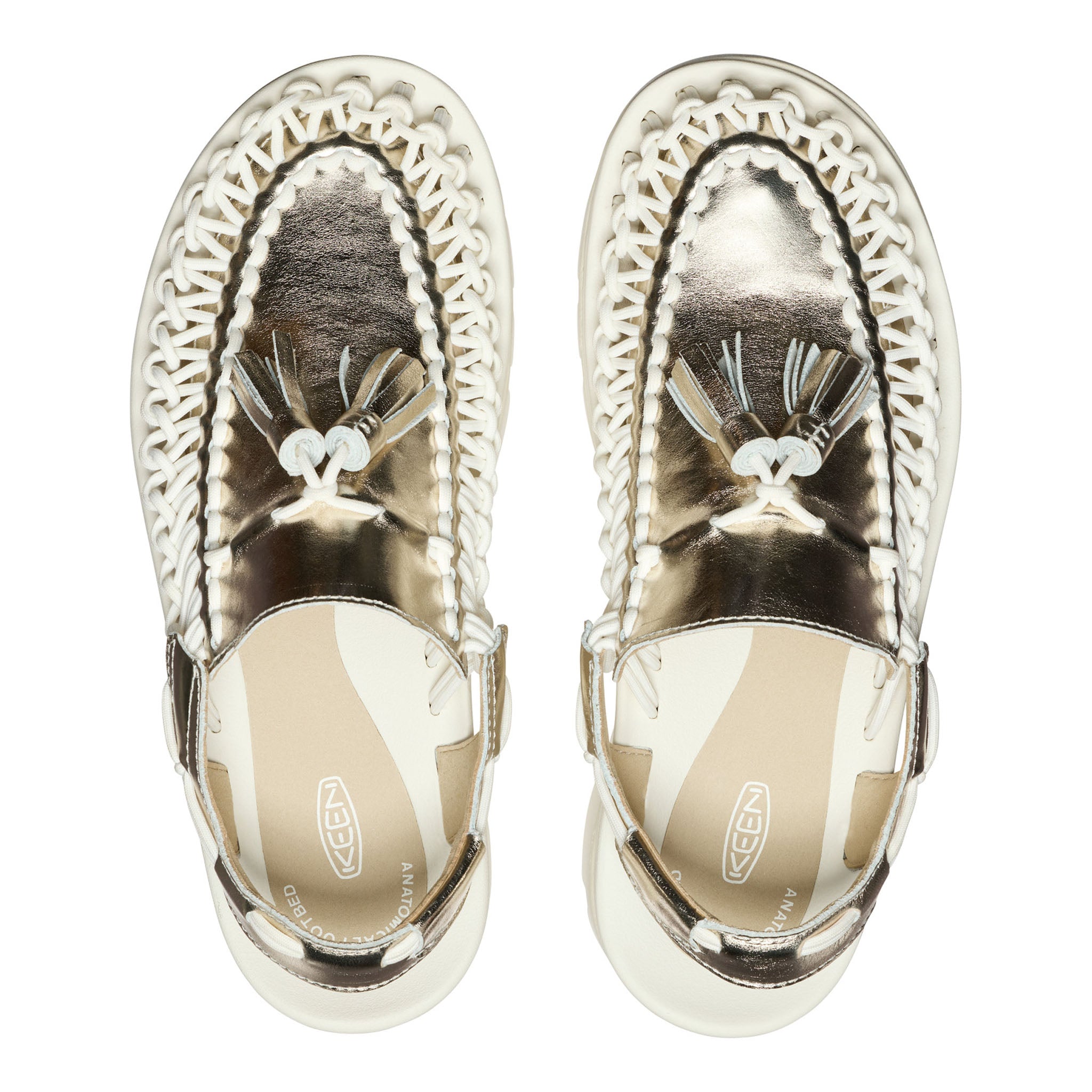 All Gender UNEEK PLT Tassell Gold/Star White – KEEN Footwear New