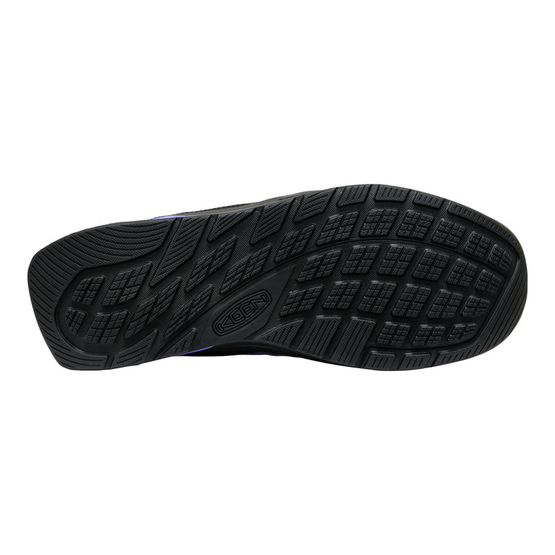 Black sole of a shoe on a white background