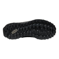 Black shoe sole on a white background