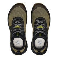 Pair of Keen hiking shoes on a white background