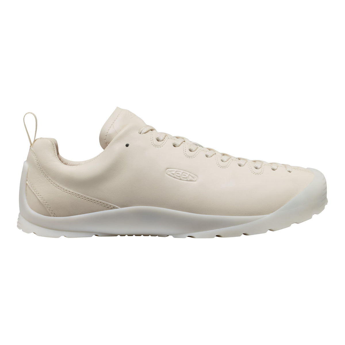 Beige sneaker on a white background
