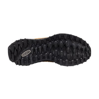 Black sole of a shoe with KEEN branding on a white background