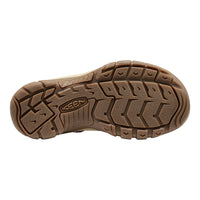 Close-up of a shoe sole with tread pattern on a white background