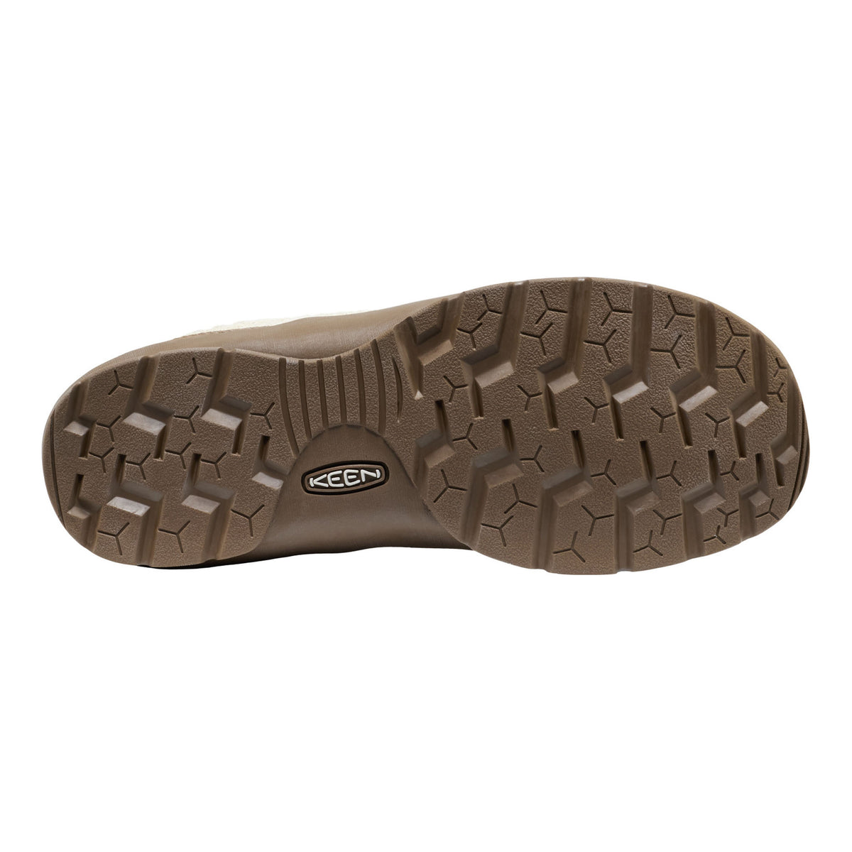 Black sole of a shoe on a white background