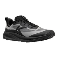 A gray and black athletic sneaker shown from a side profile view against a plain white background.